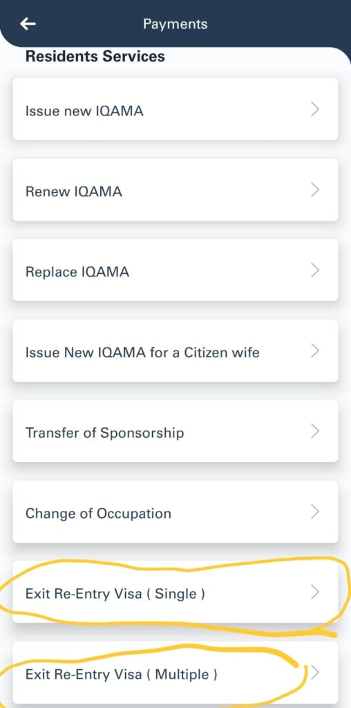 Iqama Payments